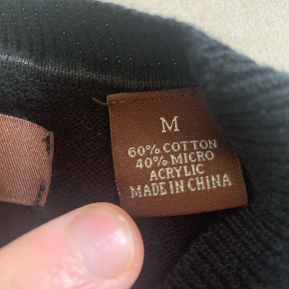 Perry Ellis - Size Medium. Lightweight Argyle Sweater - Picture 4 of 4